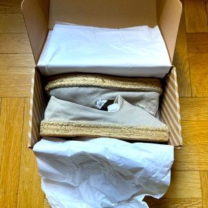 Brand New Soludos Platform Espadrille Smoking Slippers